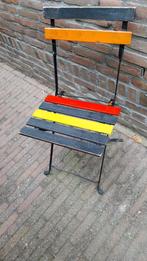 Bistro stoeltje inklapbaar, Tuin en Terras, Ophalen, Hout, Inklapbaar