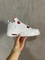 Nike Air Jordan 4 ‘Metallic Red’, Nieuw, Nike, Ophalen of Verzenden, Wit