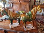 2 porseleinen paarden, Antiek en Kunst, Ophalen of Verzenden