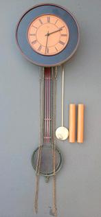 Orfac vintage wandklok jaren '70, Huis en Inrichting, Ophalen, Gebruikt