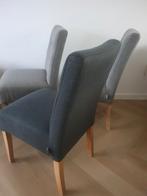 Eettafel stoelen van Karwei - nette staat!, Gebruikt, Drie, Ophalen of Verzenden, Stof