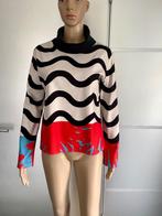 i668 trui maat 36=S met koltrui kol zwart/rood/wit, Kleding | Dames, Ophalen of Verzenden, Zo goed als nieuw, Maat 36 (S), Rood