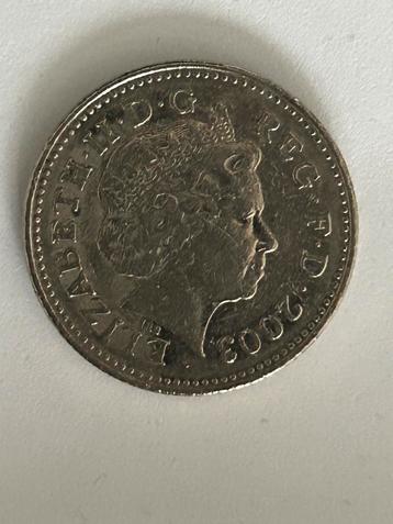 10 pence 2003 Elizabeth II beschikbaar voor biedingen