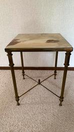 Vintage bijzettafeltje, Huis en Inrichting, 45 tot 60 cm, Minder dan 55 cm, Rond, Ophalen of Verzenden