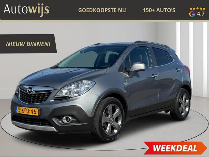 Opel Mokka 1.6 Cosmo|Camera|Trekhaak|NL AUTO|NAVI|Stuurverw, Auto's, Opel, Bedrijf, Te koop, Mokka, ABS, Achteruitrijcamera, Airbags
