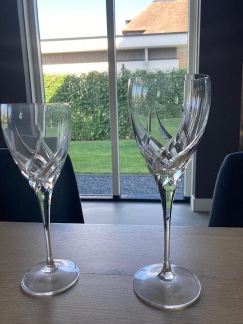 Mooie set Wedgewood kristallen wijnglazen, Verzamelen, Glas en Borrelglaasjes, Zo goed als nieuw, Overige typen, Ophalen