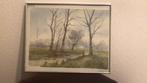 Landschap Aquarel schilder niet bekend, Antiek en Kunst, Ophalen