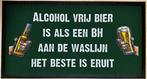 Alcohol vrij bier bh waslijn bar mat dripmat barrunner deco