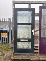 Mooie Voordeur met Glas, Doe-het-zelf en Verbouw, Deuren en Horren, Ophalen, Gebruikt, 80 tot 100 cm, 200 tot 215 cm