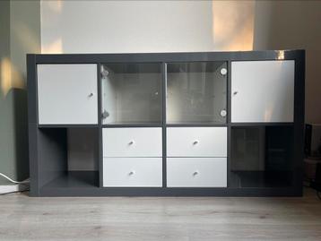 Grijze Ikea KALLAX kast