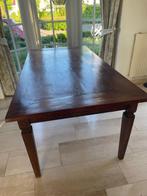 Koloniale eettafel 200 cm bij 100 cm met twee lades, Huis en Inrichting, Tafels | Eettafels, Ophalen, Gebruikt, Koloniaals, 100 tot 150 cm