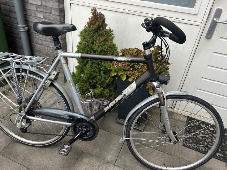 Batavus herenfiets, Fietsen en Brommers, Fietsen | Heren | Herenfietsen, Gebruikt, Batavus, 61 tot 65 cm, Versnellingen, Ophalen