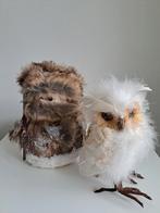 sneeuwpop en uil, Ophalen