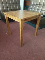 gratis houten tafel 75 x 75 cm, Huis en Inrichting, Tafels | Eettafels, Ophalen, Gebruikt, 50 tot 100 cm, Vierkant