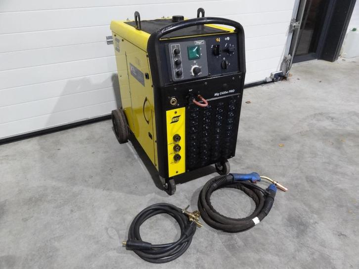 Mig/Mag lasapparaat Esab Mig C420W Pro Watergekoeld, Doe-het-zelf en Verbouw, Gereedschap | Lasapparaten, Zo goed als nieuw, Co2