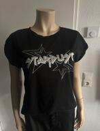 Nikkie zwart shirt maat 40, Kleding | Dames, Maat 38/40 (M), Verzenden, Zwart, Zo goed als nieuw