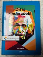 Ben Baarda - Dit is onderzoek!, Ophalen of Verzenden, Zo goed als nieuw, Ben Baarda