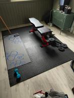 Complete Home Gym Set - Fitnessbank, Halterset 30 KG & mat, Ophalen, Zo goed als nieuw, Halterset
