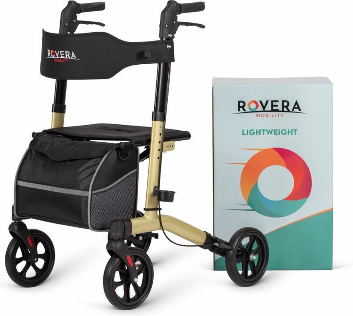 Rollator Lichtgewicht opvouwbaar - Retour als nieuw -, Diversen, Rollators, Nieuw, Lichtgewicht, Opvouwbaar, Verzenden