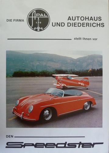 Folder APAL Den Speedster 1985  D (Porsche 356) beschikbaar voor biedingen