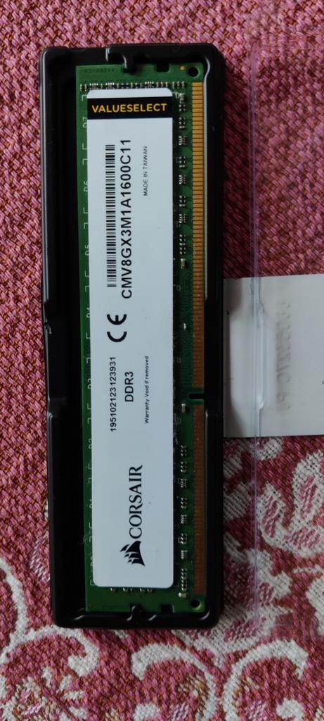 Corsair 8GB DDR3 1600MHz RAM - CMV8GX3M1A1600C11, Computers en Software, RAM geheugen, Ophalen of Verzenden