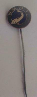 Emaille speldje Nederlandse aquarium, Ophalen of Verzenden, Zo goed als nieuw, Dier of Natuur, Speldje of Pin