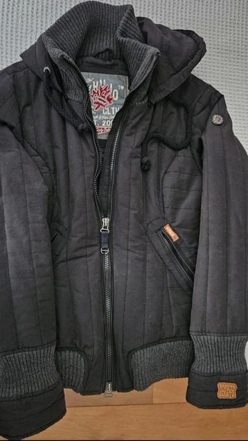 Khujo Vintage Zwarte Jas XXL - Zo goed als nieuw! beschikbaar voor biedingen