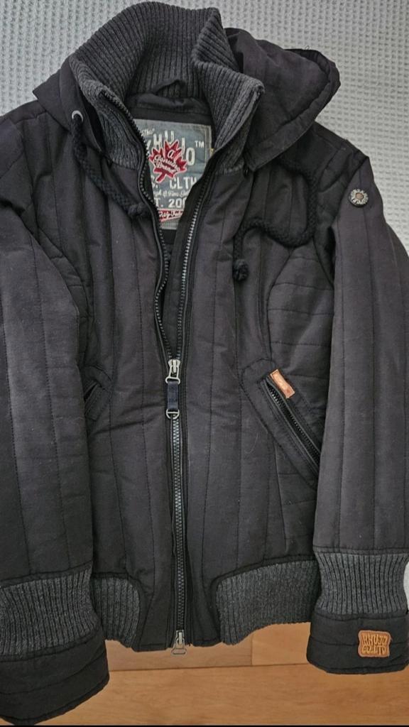 Khujo Vintage Zwarte Jas XXL - Zo goed als nieuw!, Kleding | Dames, Jassen | Winter, Zo goed als nieuw, Zwart, Ophalen of Verzenden