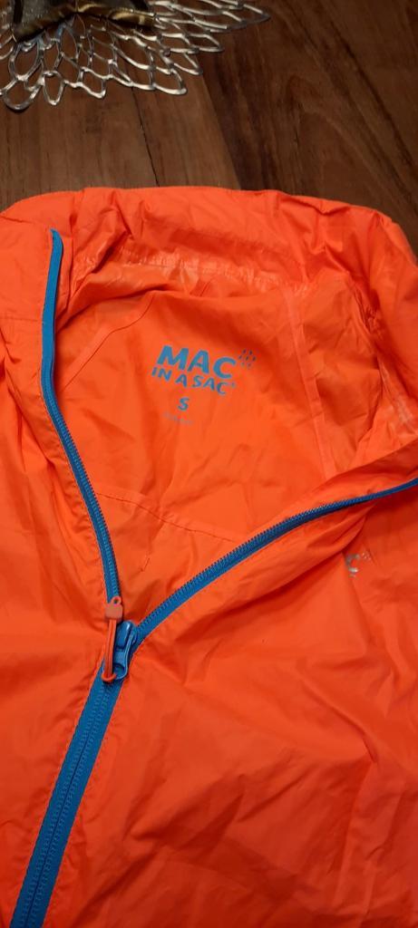 Mac in a Sac Regenjas Oranje, Caravans en Kamperen, Regenkleding, Zo goed als nieuw, Regenjas, Ophalen of Verzenden