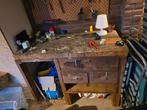 Vintage Werkbank met Lades, Doe-het-zelf en Verbouw, Werkbanken, Ophalen