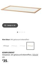 Ikea pax kast planken met glas 100x58, Ophalen, 200 cm of meer, 50 tot 100 cm, 50 tot 75 cm