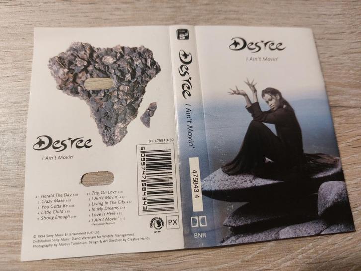 DES'REE - I AIN'T MOVIN' (CASSETTEBANDJE), Cd's en Dvd's, Cassettebandjes, Zo goed als nieuw, Origineel, Pop, 1 bandje, Ophalen of Verzenden