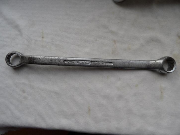 Hazet 625 18 19 25 28 ringsleutel Vintage 70 jaar oud, Auto diversen, Autogereedschap, Zo goed als nieuw, Ophalen of Verzenden