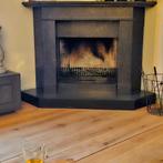 Voorzetschouw Belgisch hardsteen, Ophalen, Inbouwhaard, Gashaard