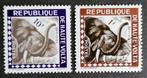 REP. HAUTE VOLTA - olifanten 1963, Postzegels en Munten, Postzegels | Afrika, Verzenden, Overige landen, Gestempeld