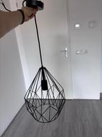 Hanglamp zwart metaal, Huis en Inrichting, Lampen | Hanglampen, Ophalen, Zo goed als nieuw, Metaal, Minder dan 50 cm