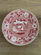 Bord decor Teadrinker rood Societe Ceramique Maestricht, Antiek en Kunst, Antiek | Wandborden en Tegels, Ophalen of Verzenden