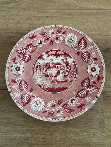 Bord decor Teadrinker rood Societe Ceramique Maestricht beschikbaar voor biedingen