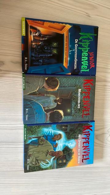 3 kippenvel (goosebumps) boeken beschikbaar voor biedingen