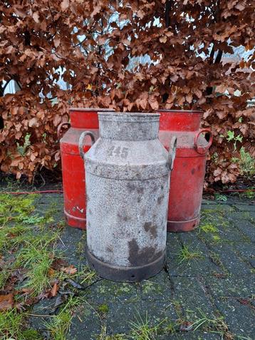 Grote partij melkbussen / carbid - 70 stuks beschikbaar voor biedingen