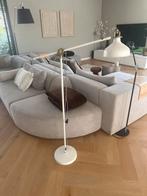 Witte Verstelbare Staande Lamp, Huis en Inrichting, Lampen | Vloerlampen, Ophalen, Zo goed als nieuw, Metaal, 150 tot 200 cm