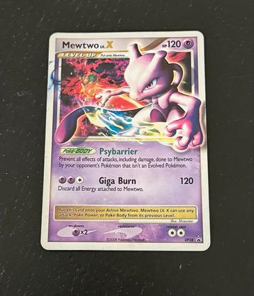 Mewtwo LV.X DP28 Black Star Promo Holo MP beschikbaar voor biedingen