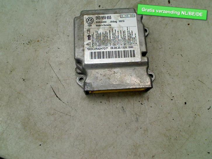 COMPUTER AIRBAG module Volkswagen Golf VI (5K1) (5K0959655), Auto-onderdelen, Elektronica en Kabels, Volkswagen, Gebruikt
