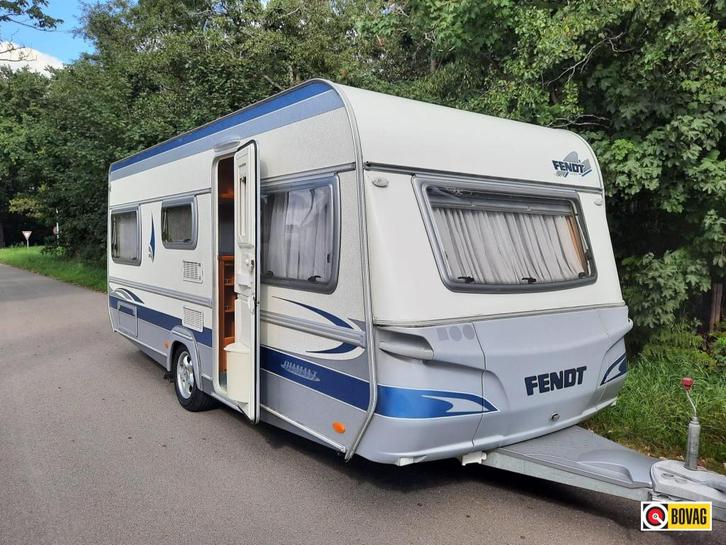 Fendt Diamant 510 TG, Caravans en Kamperen, Caravans, tot en met 4, 1250 - 1500 kg, Rondzit, Fendt, 2 aparte bedden, Dwarsbed