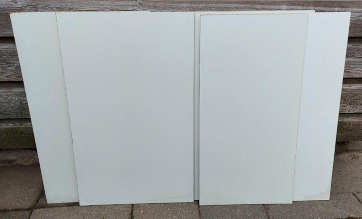 5 stuks 1-zijdig gelakte dunne MDF platen / wand panelen, Doe-het-zelf en Verbouw, Platen en Panelen, Zo goed als nieuw, Overige materialen