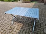 Aluminium campingtafel met oprolbaar blad 80X110X72 cm, Ophalen, Zo goed als nieuw, Campingtafel