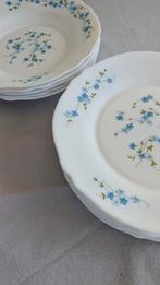 Arcopal myositis vergeet-me -nietjes Retro Vintage borden, Huis en Inrichting, Keuken | Servies, Ophalen of Verzenden, Glas, Overige stijlen