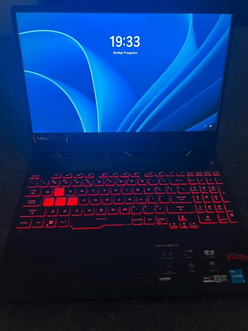 ASUS TUF F15 Gaming Laptop, Computers en Software, Windows Laptops, Gebruikt, 15 inch, SSD, Qwerty, Met videokaart, Gaming, Ophalen