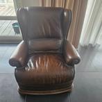 Zetels, Huis en Inrichting, Fauteuils, Ophalen, Minder dan 50 cm, Zo goed als nieuw, Leer