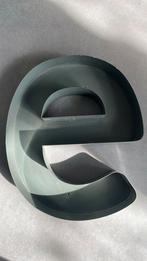 Vintage metalen reclameletter e, Antiek en Kunst, Curiosa en Brocante, Ophalen